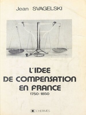 cover image of L'idée de compensation en France